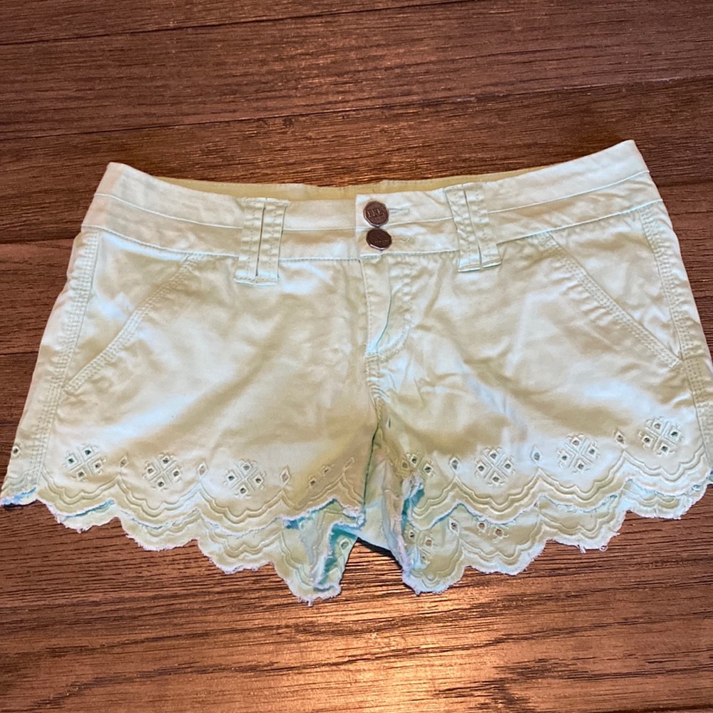 Mint/Seafoam BKE Shorts - Size 28 - Eve Style # SS076371B
